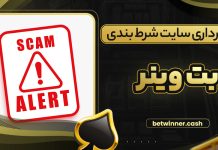 کلاهبرداری سایت شرط بندی بت وینر